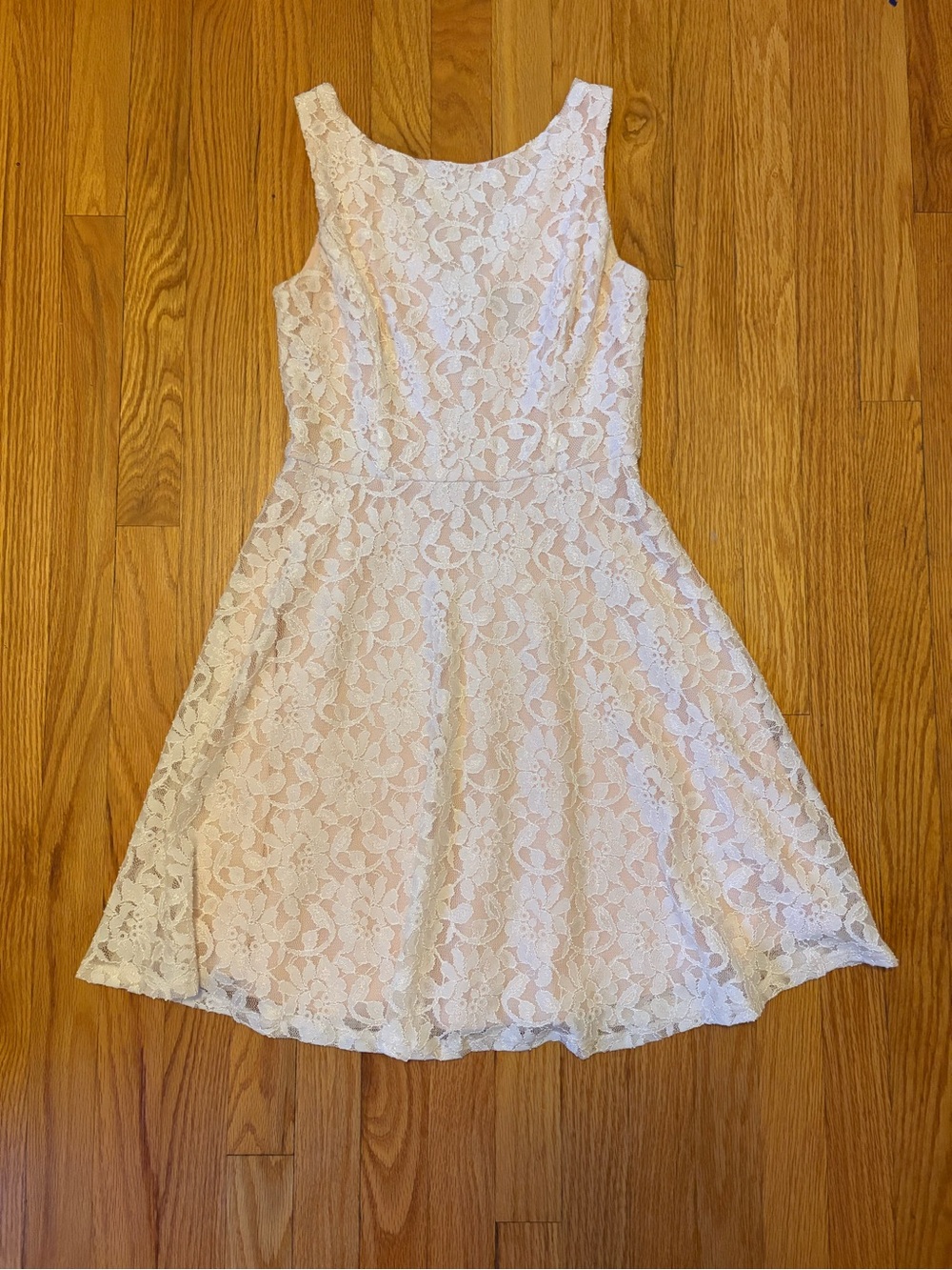 Speechless White Floral Lace Midi Dress